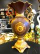 17in Copper Gold Fancy Vase