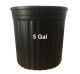 5 gal Black Nursery Pot