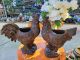 14inch Tall Rooster and Chicken, Set of 2pcs