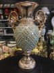 16in Gold Siver Fancy Vase